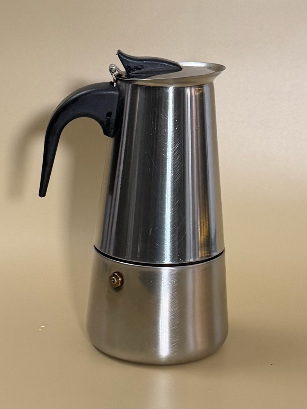 Vintage Stainless Steel Stovetop Espresso Maker